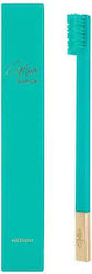 Apriori Slim Turquoise Blue Gold Manual Toothbrush Medium