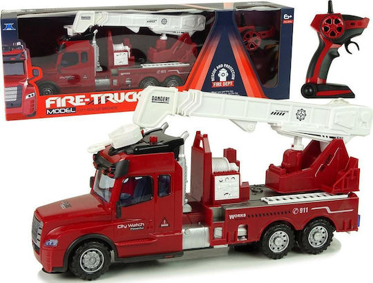 Lean Toys Ferngesteuertes Feuerwehrfahrzeug Rot