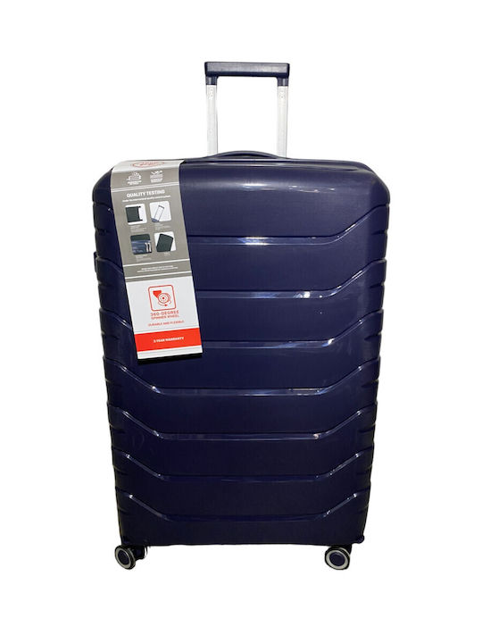 Ormi Medium Hard Travel Suitcase Black with 4 Wheels Height 65cm