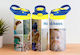 Hoper Kinder Trinkflasche Thermos mit Stroh 360ml Verschiedene Designs oder Farben