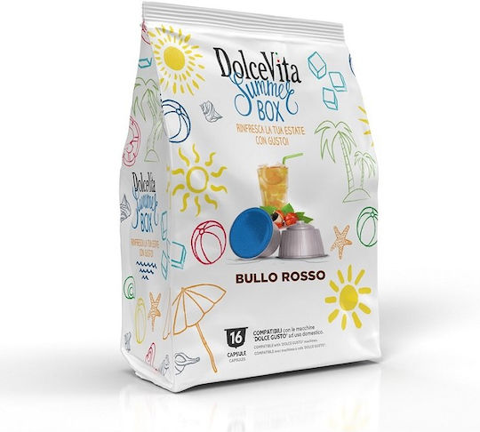 Κάψουλες Dolce Gusto Συμβατές Dolce Vita Red Bul 16 Τεμάχια