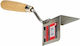 AWTools Σπάτουλα Γωνιών Inox 80x60mm με Πλαστική Λαβή AW30244