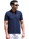 Polo Bluse Dark Blue