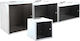 EFB Montat pe perete Cabină Rack 9U Alb WGB-190...