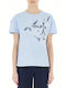 Diana Gallesi Women's T-shirt Light Blue