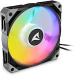 Sharkoon Case Fan 120mm with RGB Lighting and Connection 4-Pin PWM 1pcs