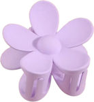 Hair Clip with Flower Lilac 1pcs