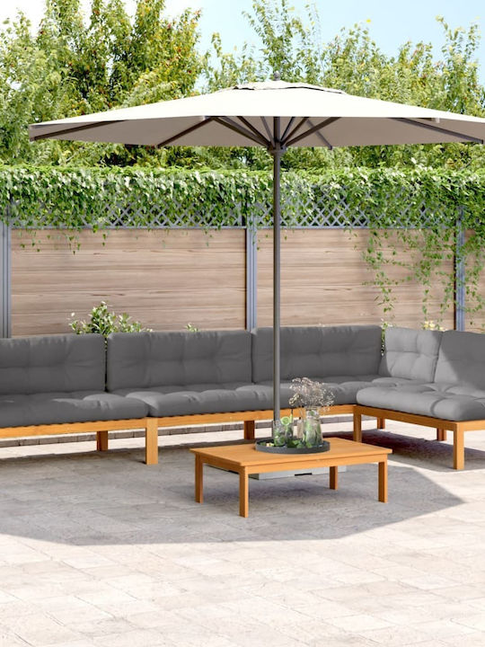 Garden & Outdoor Furniture Sets Living Room Set Pieces Akakia with Pillows