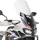Kappa Moto Motorcycle Windshield & Windscreen Transparent Visor for Honda Africa Twin CRF1000L KD1144ST