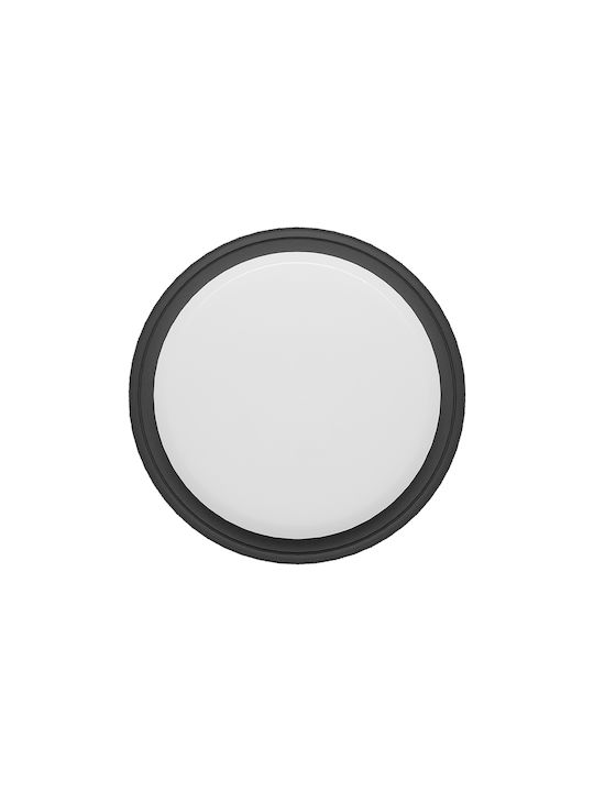 Braytron Επιτοίχια Χελώνα Εξωτερική LED IP65 18W με Ρυθμιζόμενο Λευκό Φως