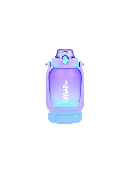 Water Bottle Plastic 2100ml Purple