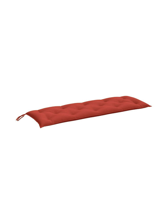 vidaXL Garden Bench Cushion Red Melange 2 Piece...