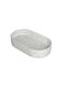 Karag Επικαθήμενος Νιπτήρας Πέτρινος 60x35x12cm Stracciatella
