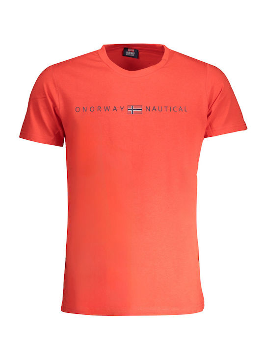 Squola Nautica Italiana Herren T-Shirt Kurzarm Rot