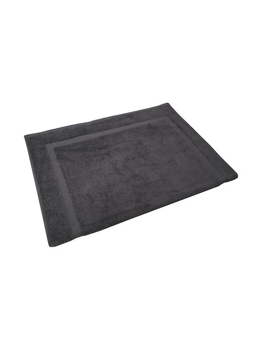 24home.gr Badematte Baumwolle Rechteckig 5201847008910-GN Grey 50x75cm