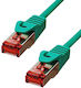 ProXtend F/UTP Cat.6 (Gigabit) Καλώδιο Δικτύου Ethernet 20m Πράσινο
