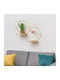 Shelf Wall Gold / Light Oak 41x10x30cm
