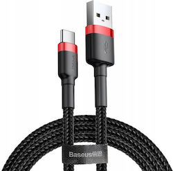 Baseus USB 2.0 Cablu USB-C bărbătesc - USB-A de sex masculin 18W Roșu 0.5m (CATKLF-D91)