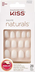 Kiss Salon Neutral False Nail Tip Beige