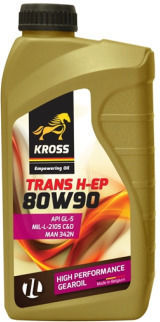 Kross Βαλβολίνη Αυτοκινήτου για Διαφορικό 80W-90 1lt