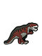 Shoe Charms Grey Dinosaur 4380616253 Jibbitz Crocs Γκρί