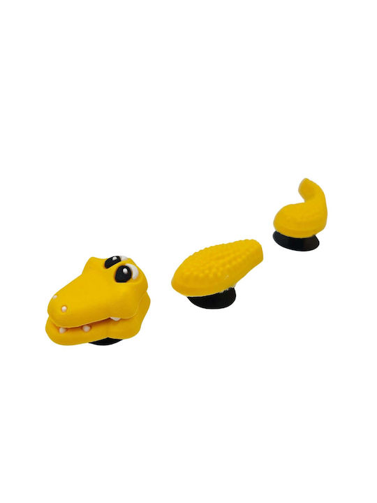 Αξεσουάρ Διακοσμητικά Crocs 3d Yellow Crocodile