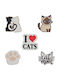 Αξεσουάρ Διακοσμητικά Crocs Cats Pack 5