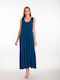 Rima Beachwear Damen Kleid Strand Marineblau