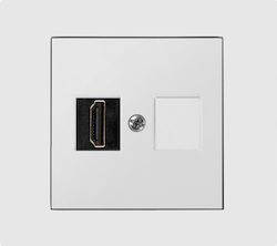 Elektro Plast Mecanism Priză în culoarea Alb 3891-10