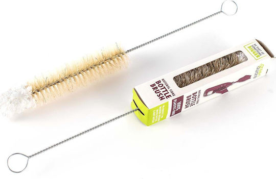 GRA00515 Metallisch Reinigungsbürsten mit Handgriff für Flaschen Beige 1Stück