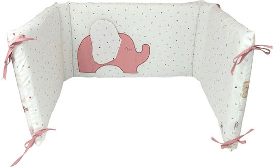 Baby Star Crib Bumpers Classic Inside Gray 40x200cm