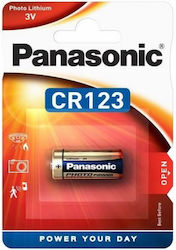 Panasonic Photo Μπαταρία Λιθίου CR123 3V 1τμχ