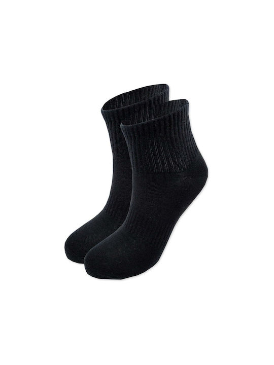 Oemen Baumwoll-Halblange Monochrom-Socken Unisex