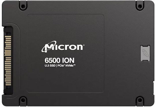 Micron 6500 ION SSD 30.7TB τύπου 2.5'' με σύνδεση PCI Express 4.0 MTFDKCC30T7TGR-1BK1DFCYYR