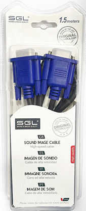 SGL Cable VGA male - VGA male Μαύρο 1.5m (17599)