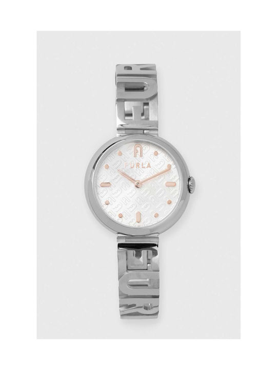 Furla Watch with Silver Metal Bracelet