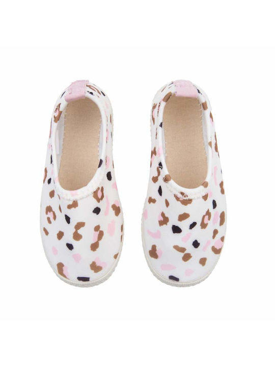 Kahki Leopard Kinder Strand-Schuhe Beige 2020SE640