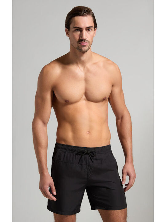 Bikkembergs Herren Badebekleidung Shorts Schwarz