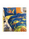 Kentia Set Kids Quilt Single with Pillowcase Sweet Fish Multicolour 160x240cm