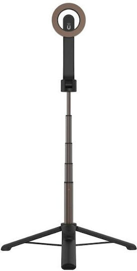 Fixed Magsnap Selfie-Stick Handy-Stative Bluetooth mit Aufhelllicht Schwarz