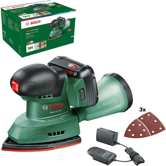 Bosch Easysander Delta-Schleifer 1x2Ah mit Absaugsystem