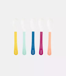 Babymoov Baby Set with Spoons made of Silicone Multicolored 5pcs Babymoov Baby Set with Spoons made of Silicone Multicolored 5pcs