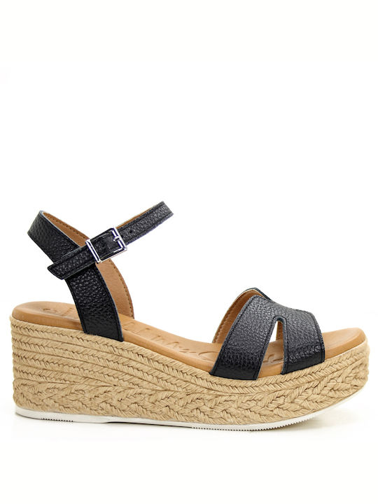 Oh My Sandals Platforme dama Negre