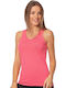 Mit Spaghetti-Träger Fuchsia Damen T-Shirt