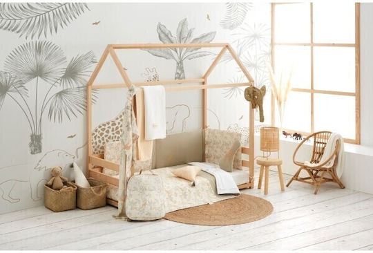 Bimbidreams Set Baby Duvet Cover with Pillowcase Masai Beige 100x135cm