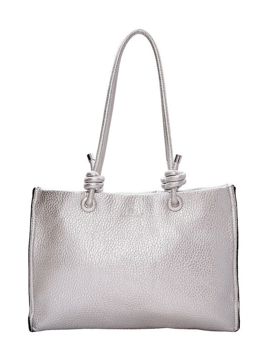 Damentasche Tote Silber