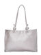 Damentasche Tote Silber