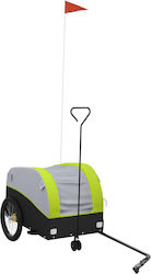 Vidaxl Bicycle Trailer Black Gray 30 Kg Iron