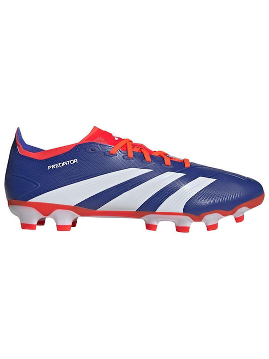 Adidas Predator League MG Low Football Shoes with Cleats Blue