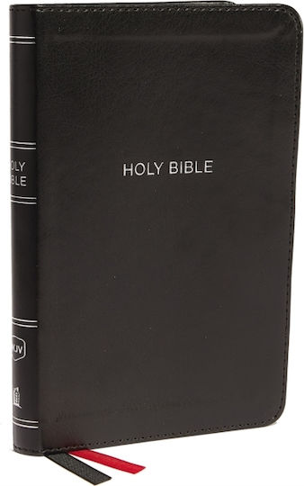Nkjv, Thinline Bible, Compact, Leathersoft, Black, Red Letter, Comfort Print